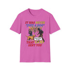 Dog Lovers "It Was Never Just A Dog" Faith Based Dog Lovers T-Shirt. (contains AI generated human mock-ups)