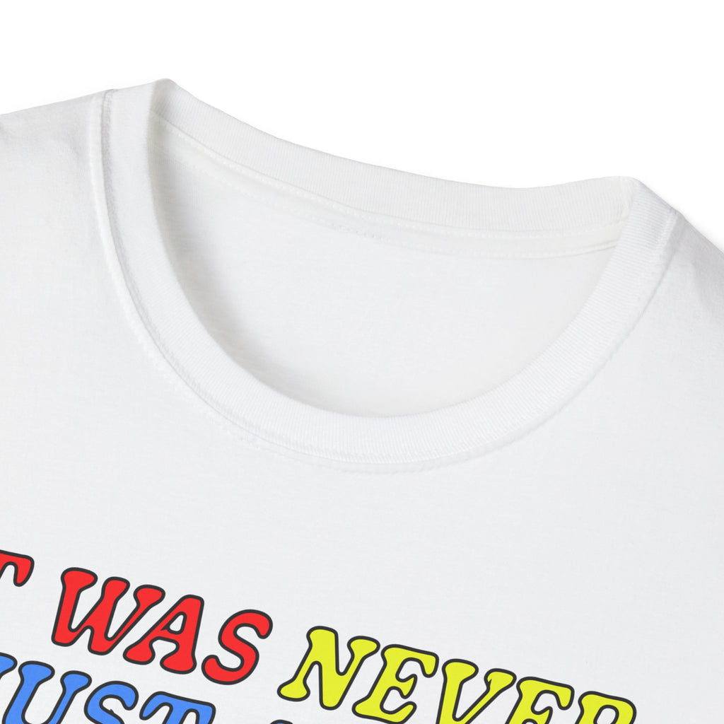 Dog Lovers "It Was Never Just A Dog" Faith Based Dog Lovers T-Shirt.