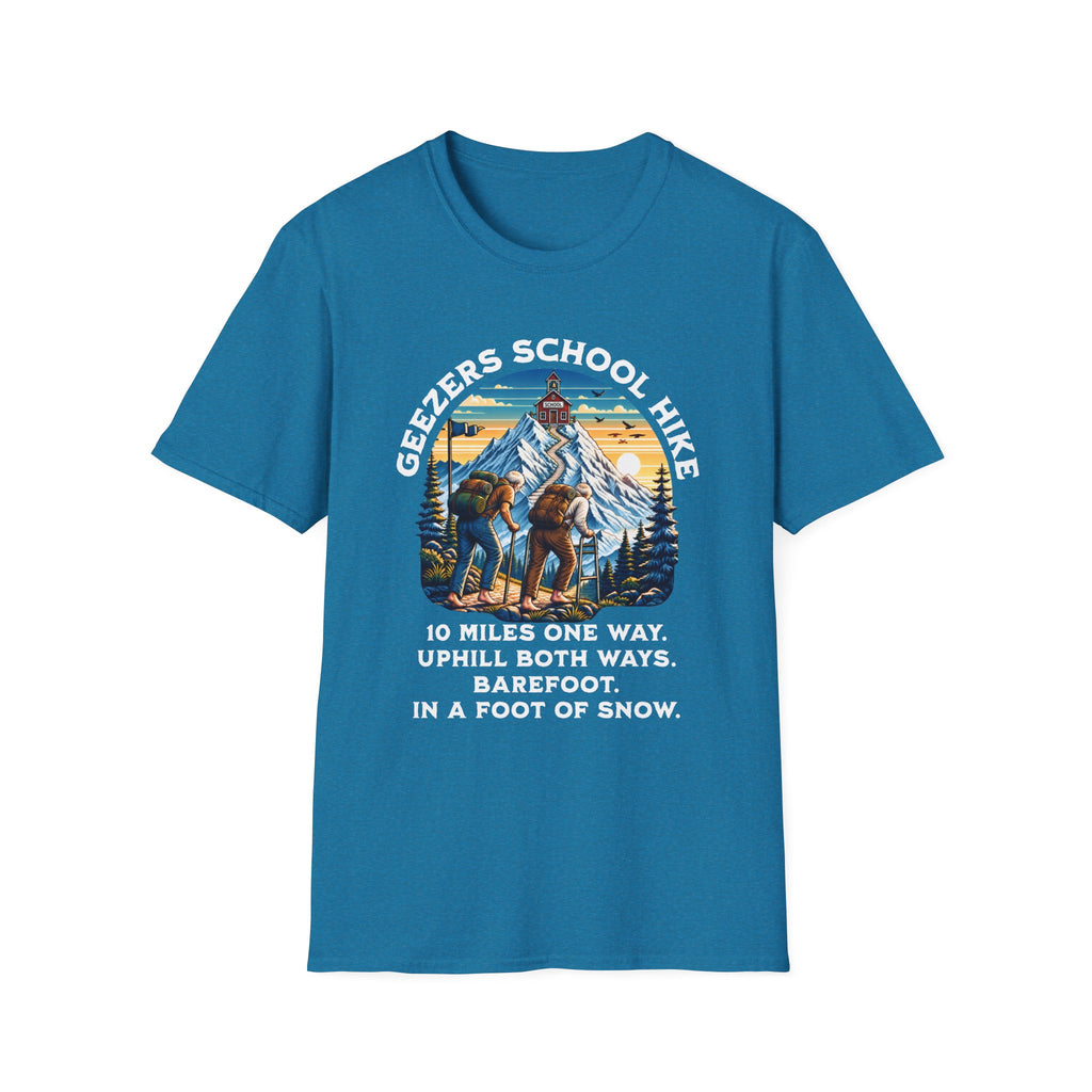 'Geezers School Hike' Mountain Vintage Graphic Tee
