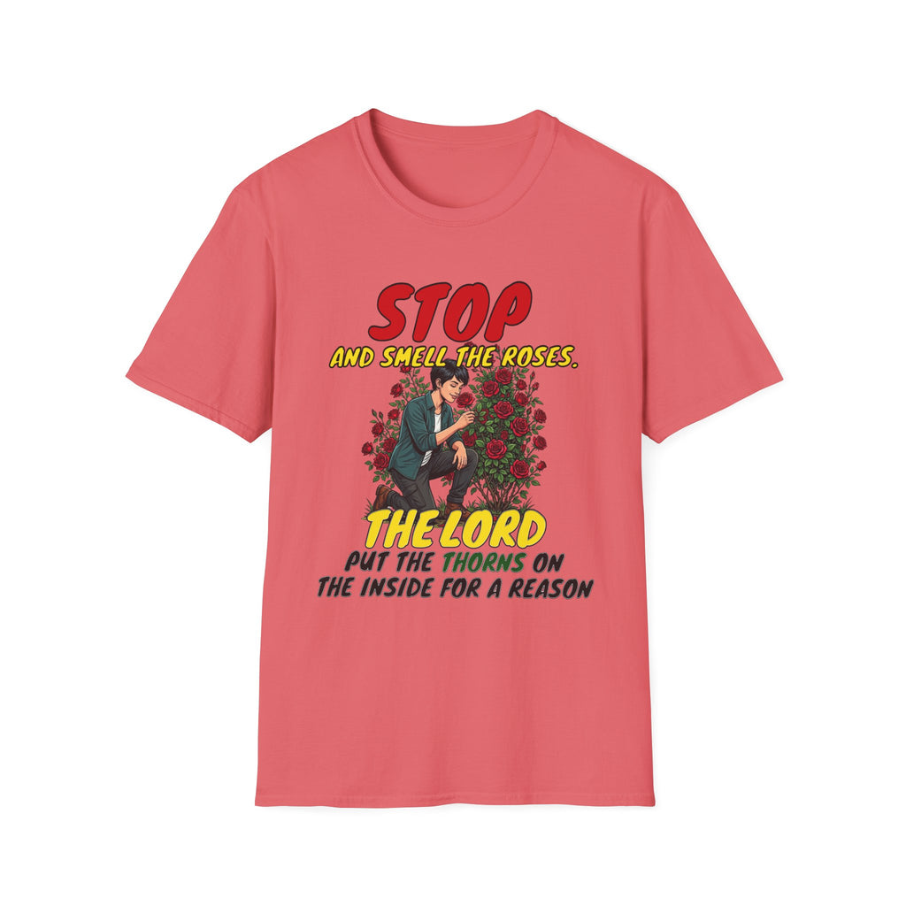 "Stop and Smell the Roses" - Faith Based Christian Inspirational Tee - Girls / Women 3A