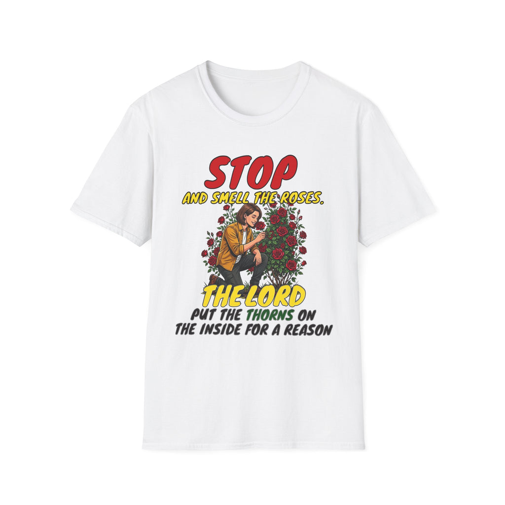 "Stop and Smell the Roses" - Faith Based Christian Inspirational Tee - Girls / Women 2A
