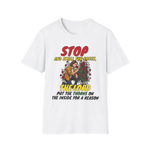 "Stop and Smell the Roses" - Faith Based Christian Inspirational Tee - Girls / Women 2A