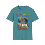 Dog Lovers "It Was Never Just A Dog" Faith Based Dog Lovers T-Shirt. (contains AI generated human mock-ups)