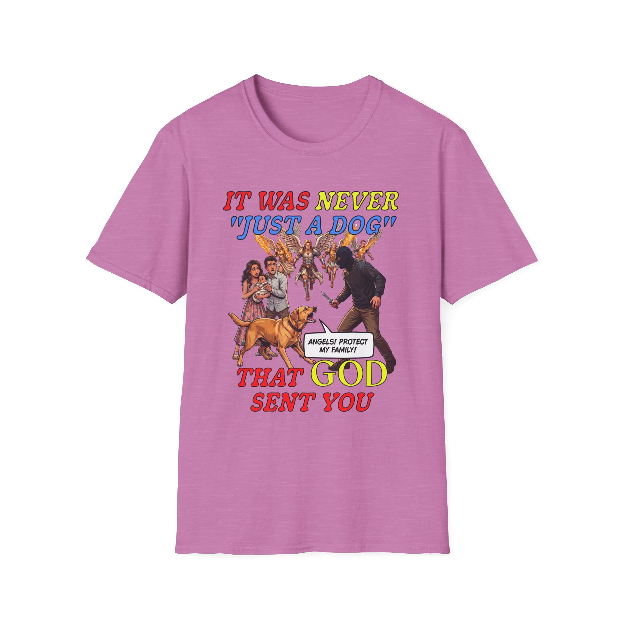 Dog Lovers "It Was Never Just A Dog" Faith Based Dog Lovers T-Shirt.