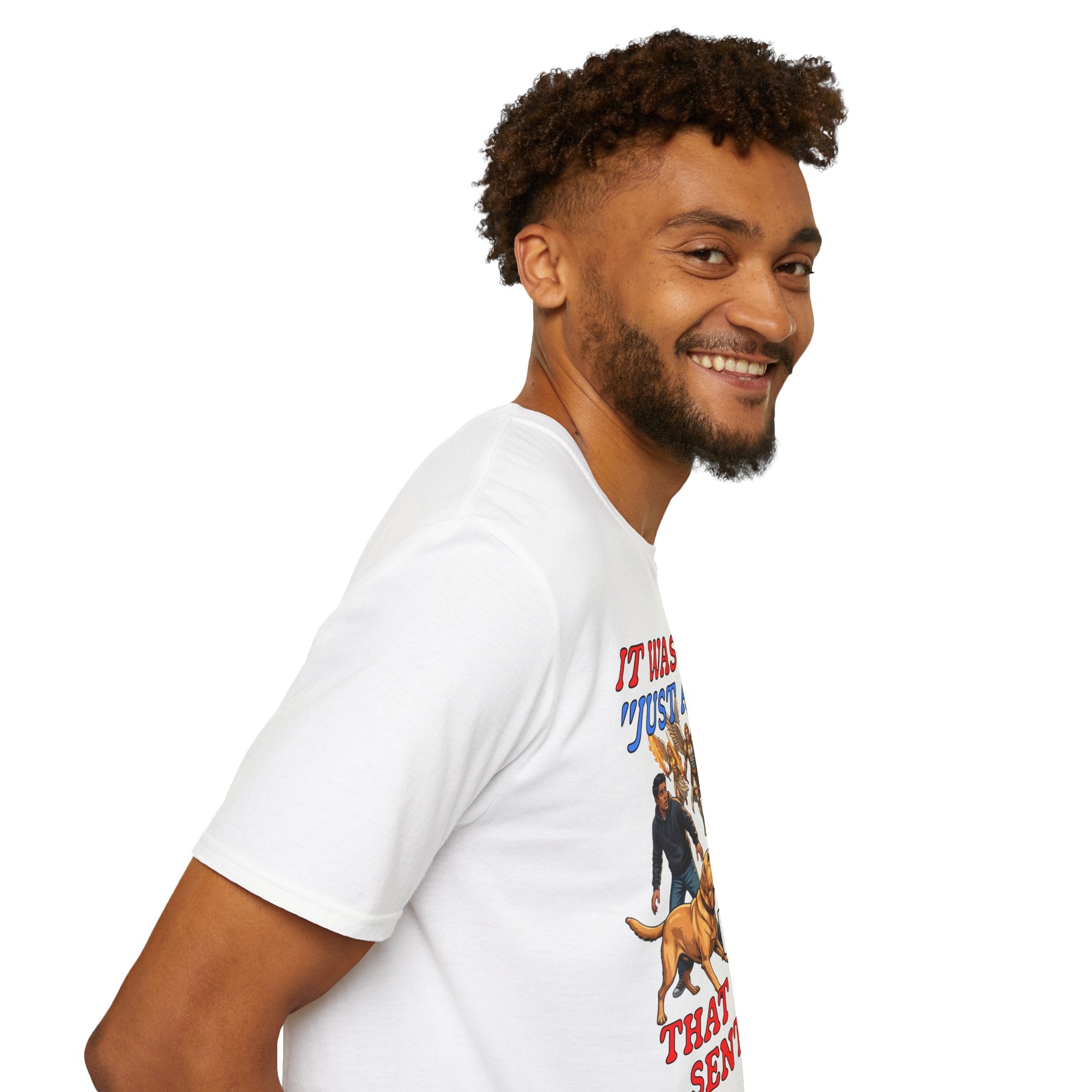 Dog Lovers "It Was Never Just A Dog" Faith Based Dog Lovers T-Shirt.