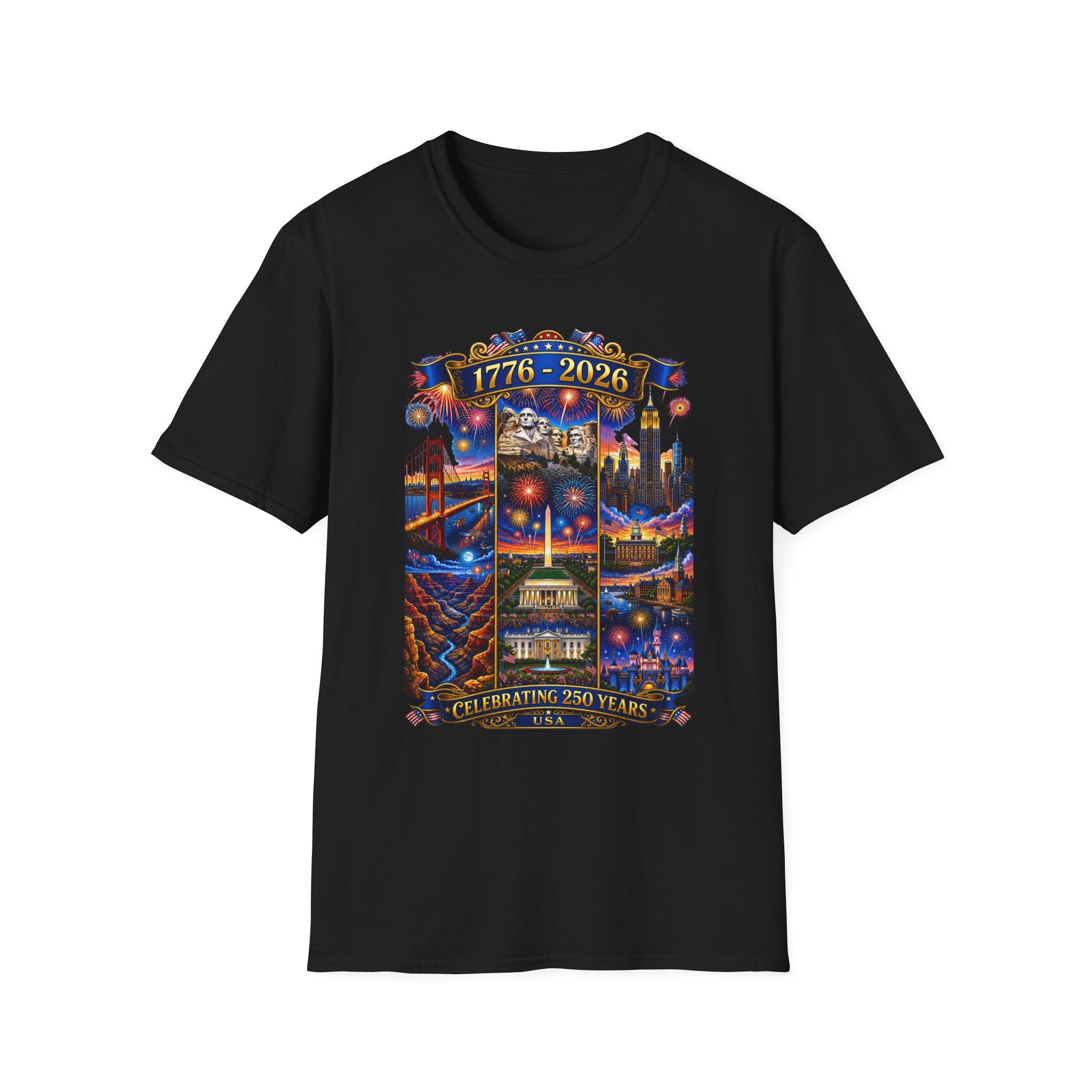 250th Anniversary Independence Day - 1776-2026 Patriotic America T-Shirt — Tee V1