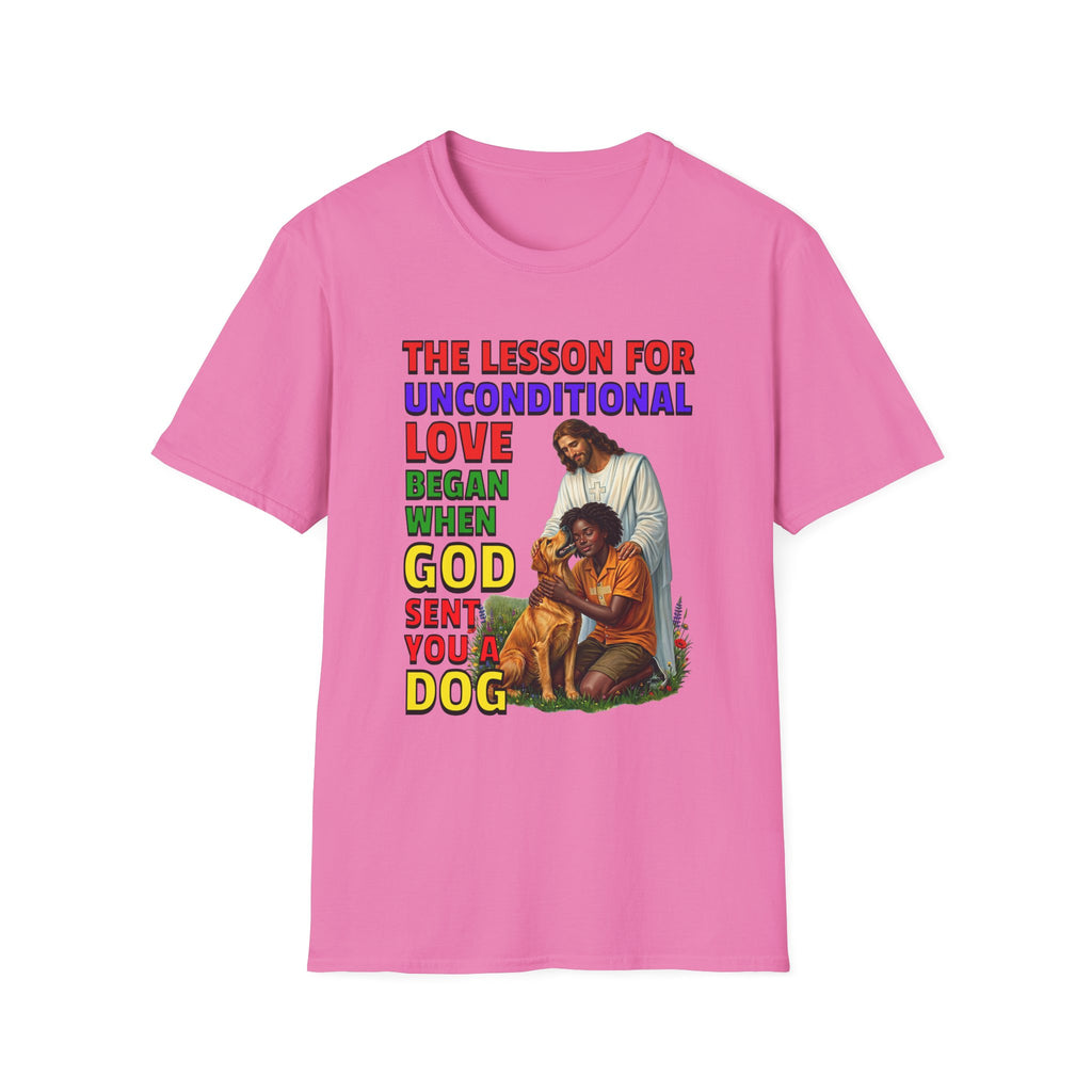 God Sent You A Dog - Young Woman - 1B. Inspirational - Dog Lovers T-shirt