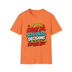 "If You Know Me, Rational": Funny Comic-Style Graphic Tee Shirt V2