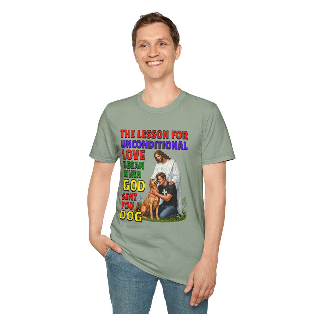 God Sent You A Dog - Mens - 1A. Inspirational - Dog Lovers T-shirt