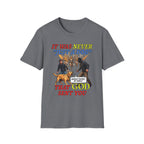 Dog Lovers "It Was Never Just A Dog" Faith Based Dog Lovers T-Shirt. (contains AI generated human mock-ups)