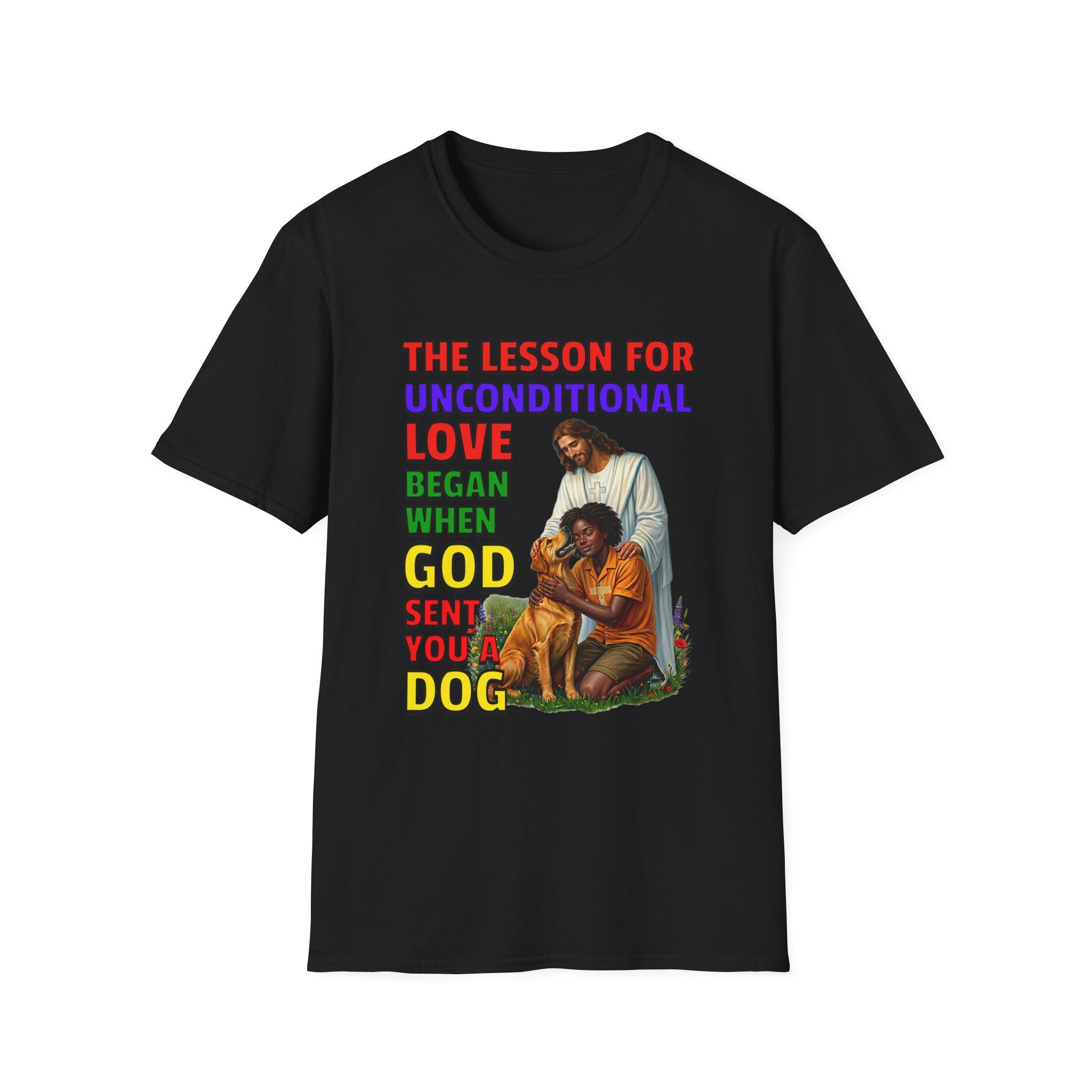 God Sent You A Dog - Young Woman - 1B. Inspirational - Dog Lovers T-shirt