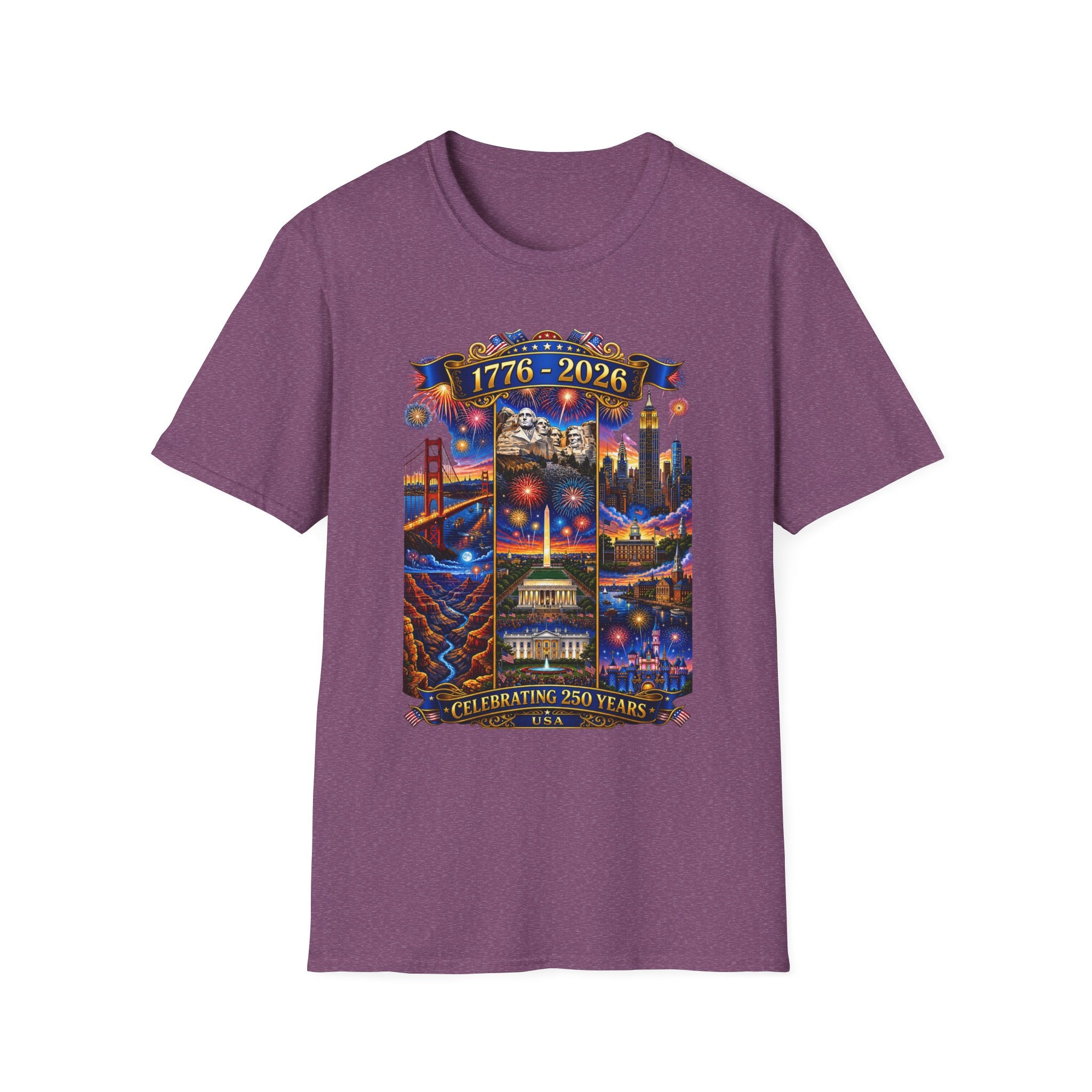 1776–2026 Celebrating 250 Years Patriotic USA Anniversary T-Shirt V2