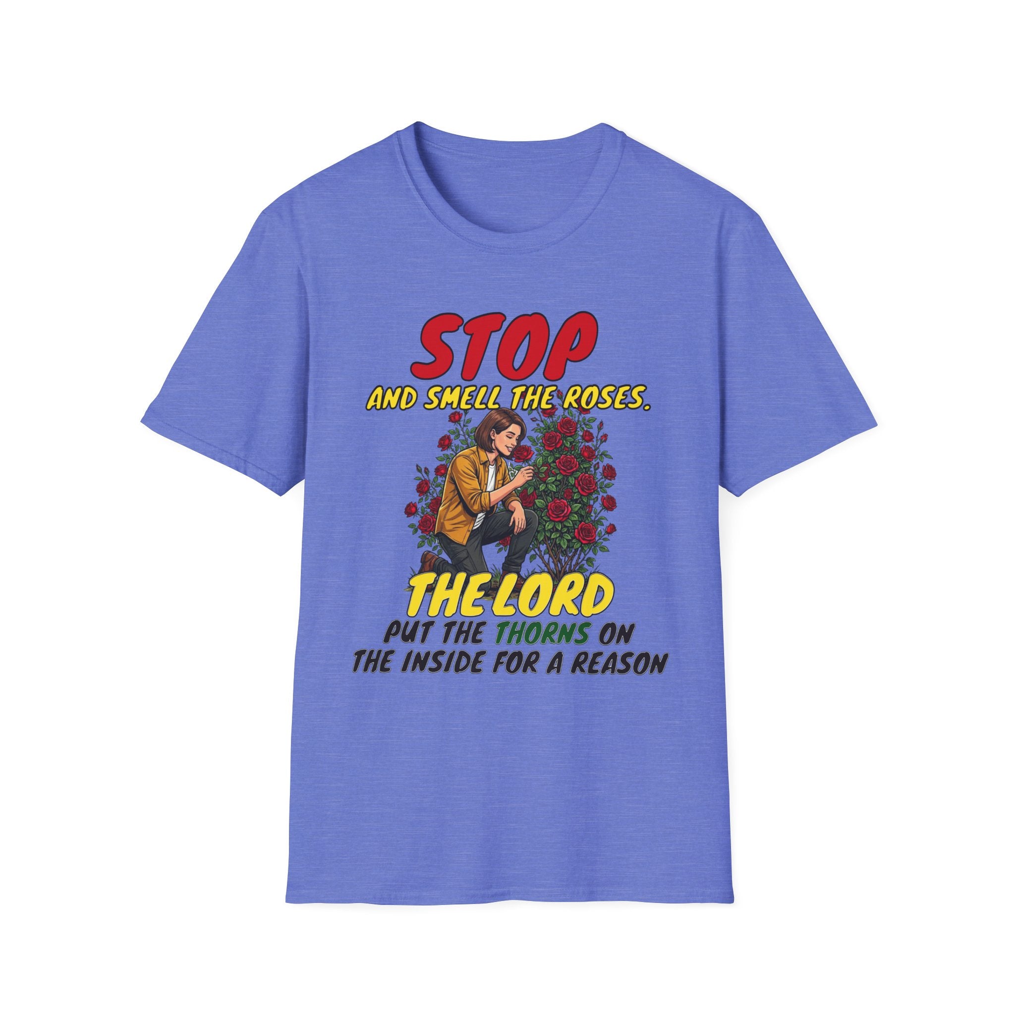 "Stop and Smell the Roses" - Faith Based Christian Inspirational Tee - Girls / Women 2A