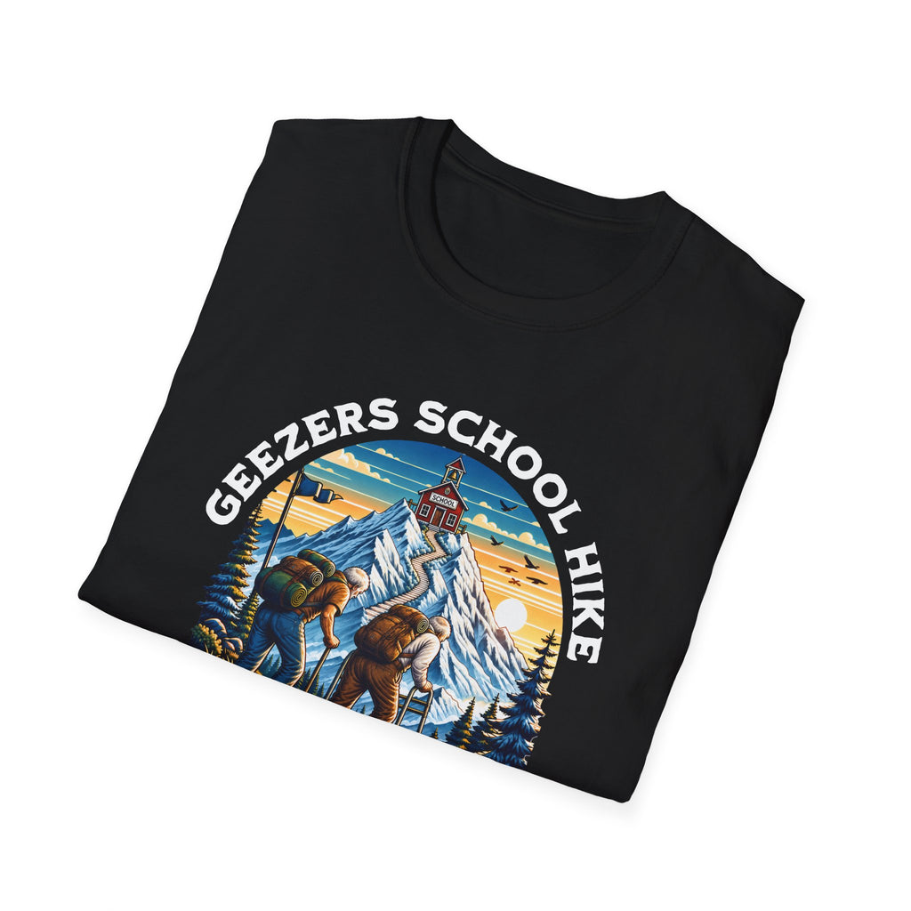 'Geezers School Hike' Mountain Vintage Graphic Tee