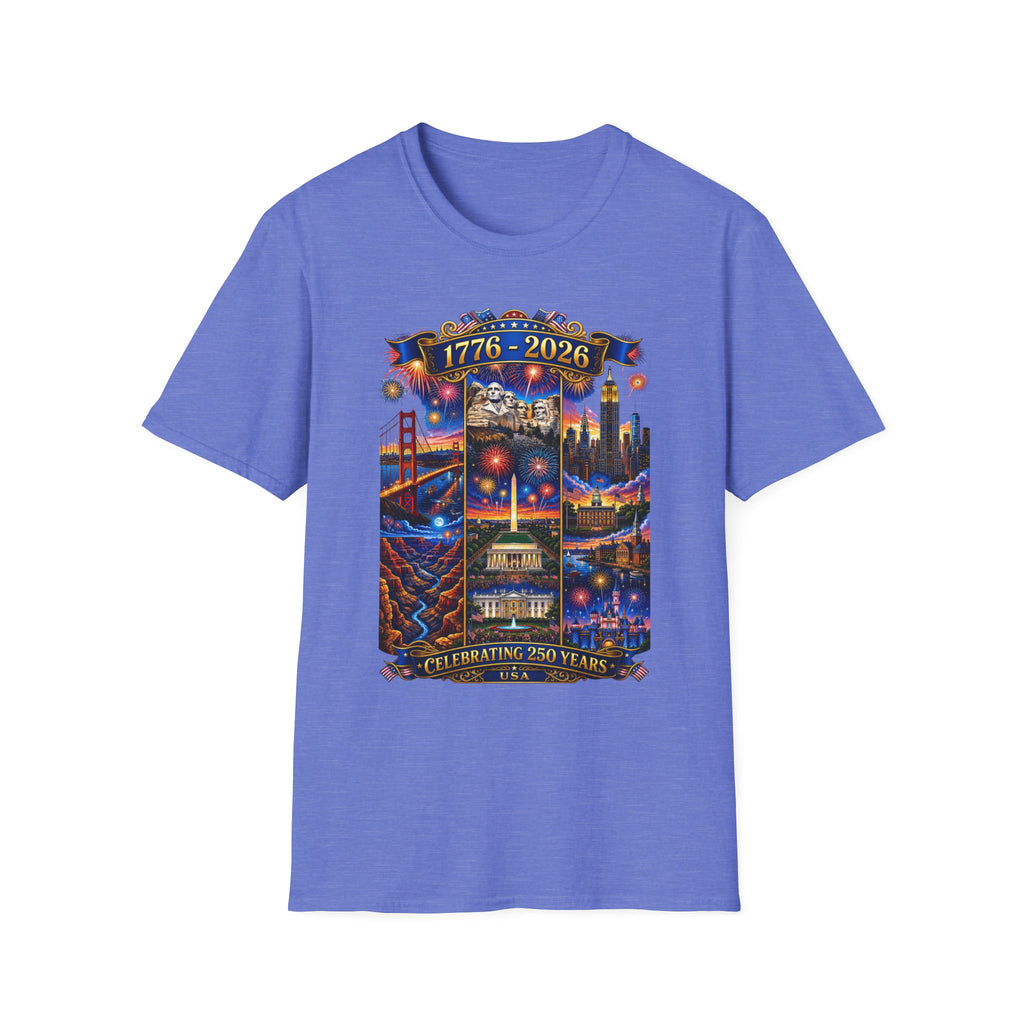 250th Anniversary Independence Day - 1776-2026 Patriotic America T-Shirt — Tee V1
