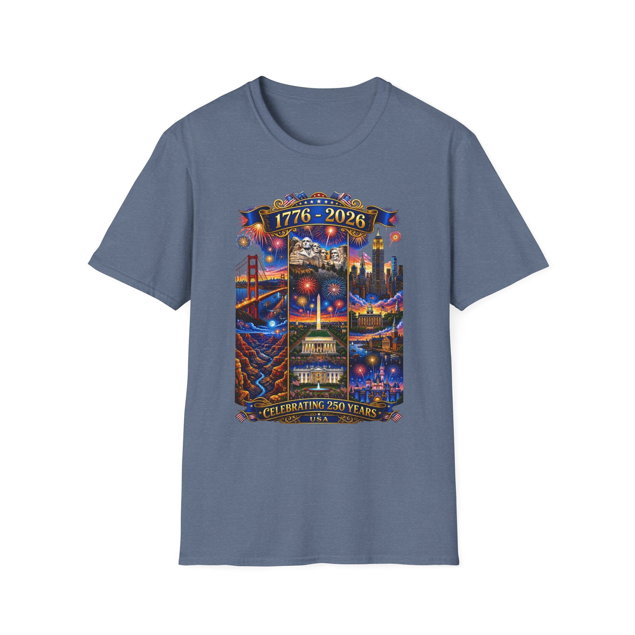 250th Anniversary Independence Day - 1776-2026 Patriotic America T-Shirt — Tee V1