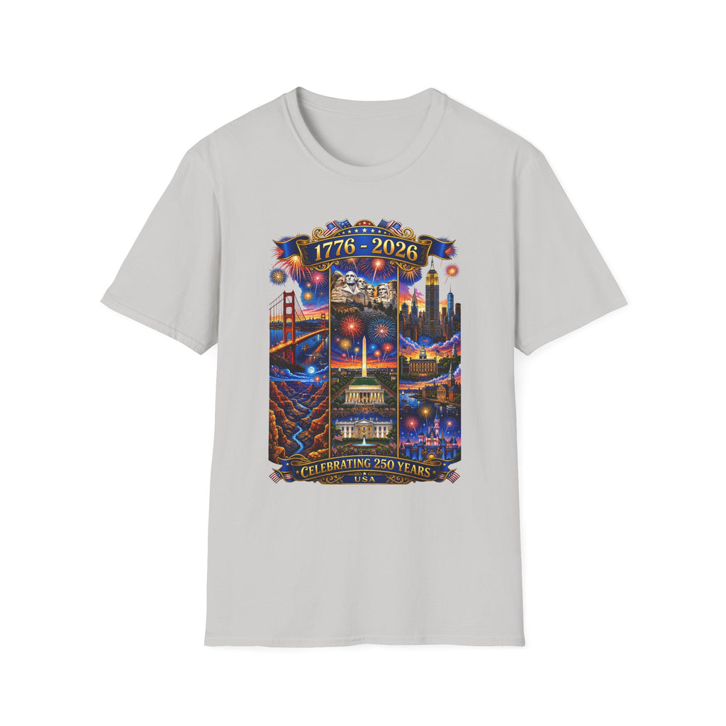 250th Anniversary Independence Day - 1776-2026 Patriotic America T-Shirt — Tee V1