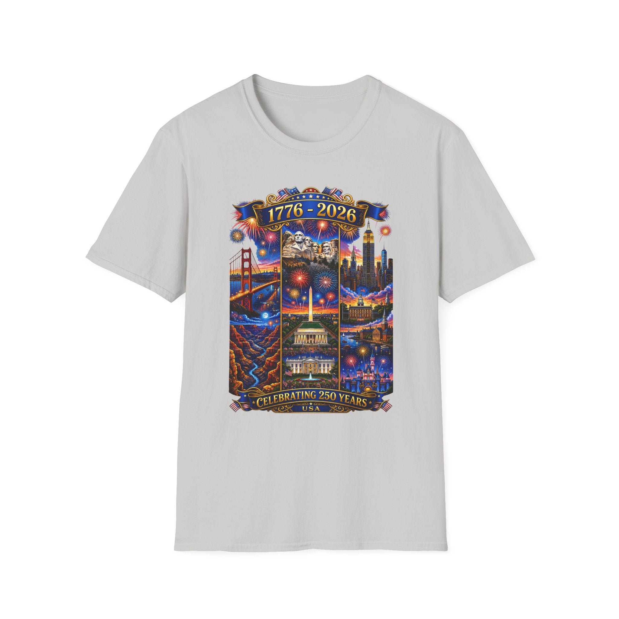 250th Anniversary Independence Day - 1776-2026 Patriotic America T-Shirt — Tee V1