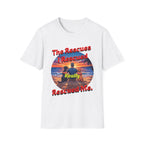 Rescue Dogs Beach Sunset T-Shirt — "My Rescues Rescued Me"