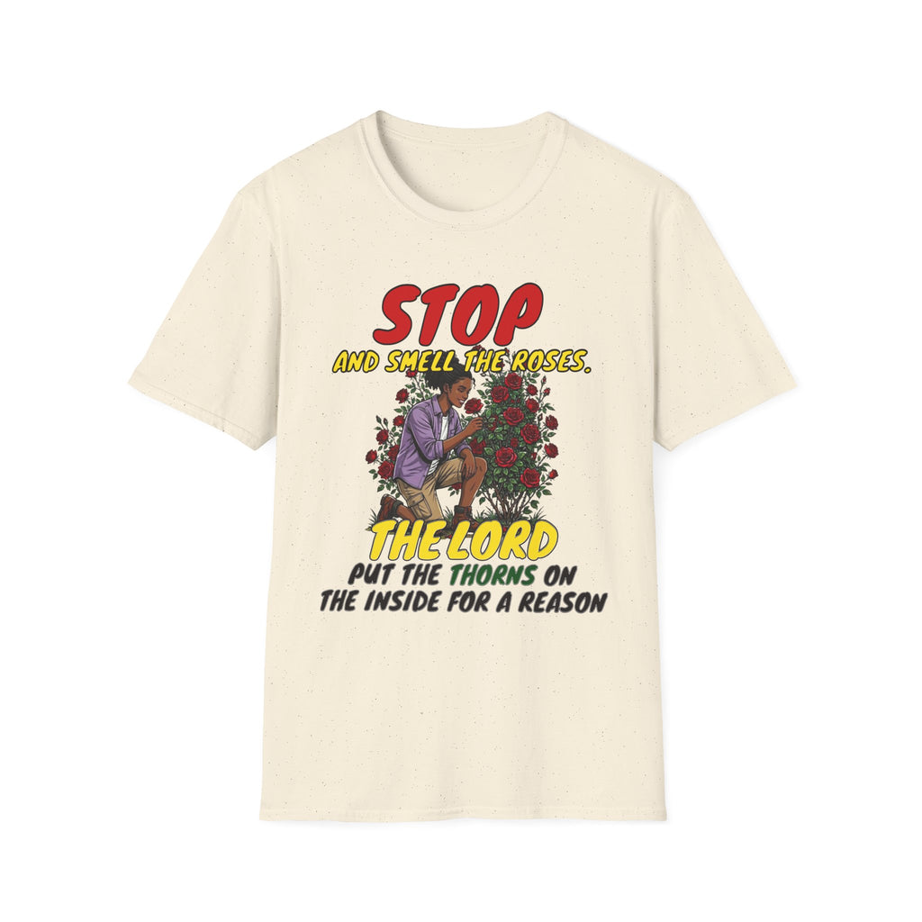 "Stop and Smell the Roses" - Faith Based Christian Inspirational Tee - Girls / Women 4A