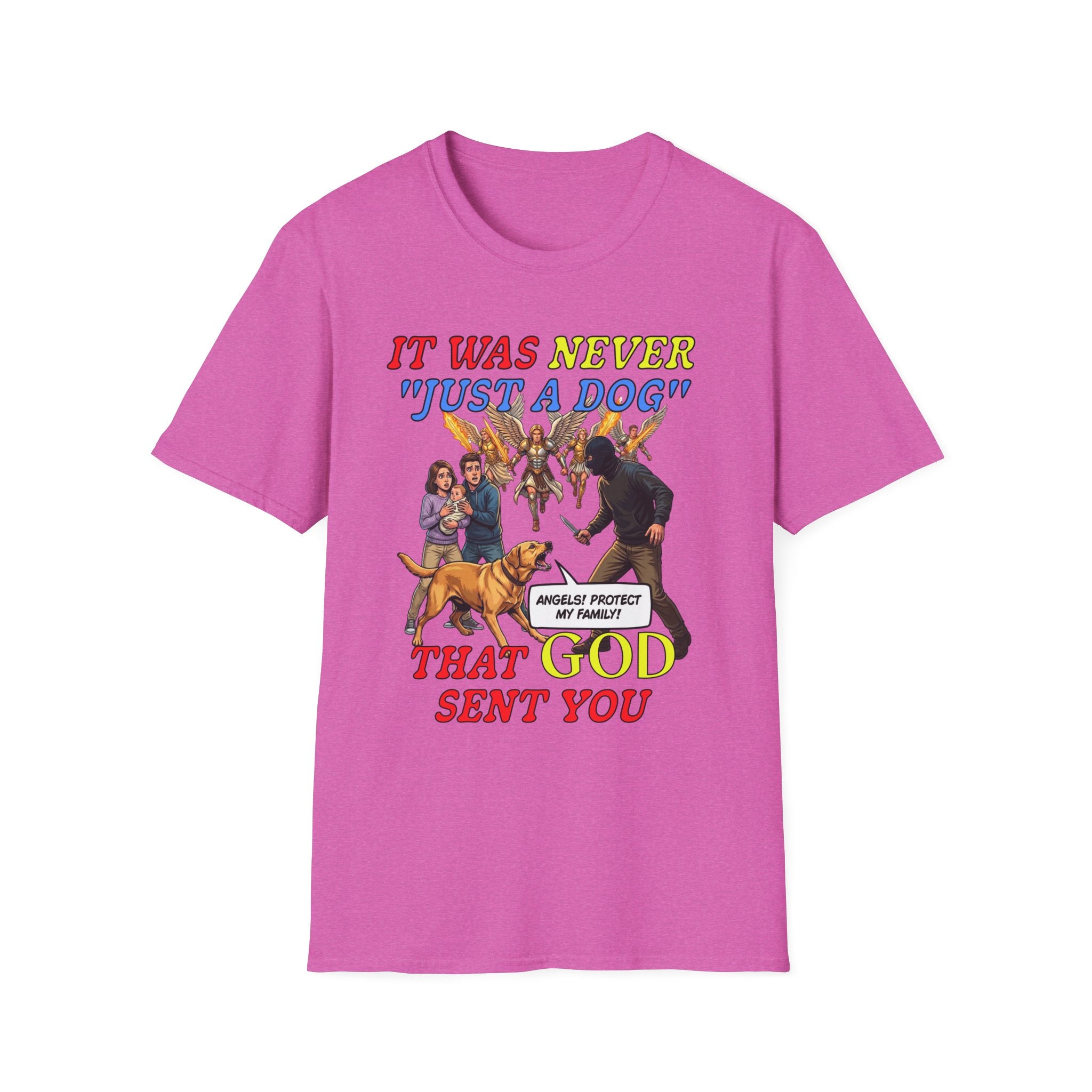 Dog Lovers "It Was Never Just A Dog" Faith Based Dog Lovers T-Shirt.