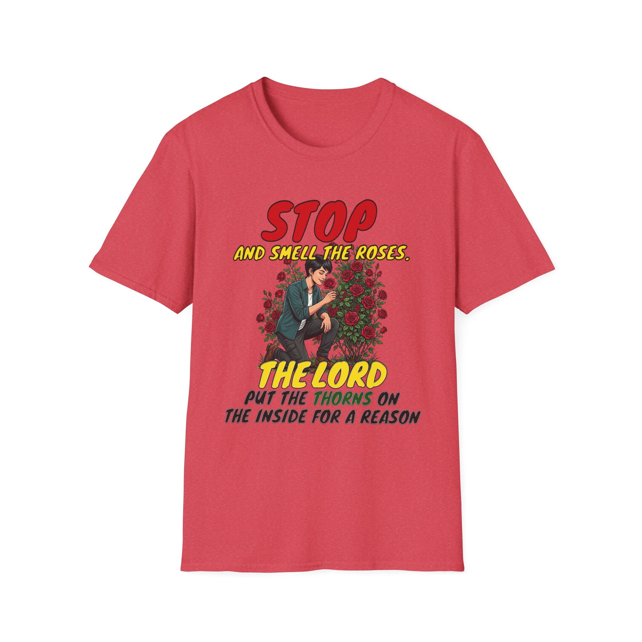 "Stop and Smell the Roses" - Faith Based Christian Inspirational Tee - Girls / Women 3A