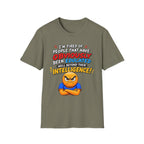 "I’m Tired of People That Have Been Educated Beyond Their Intelligence" Funny Statement T-Shirt