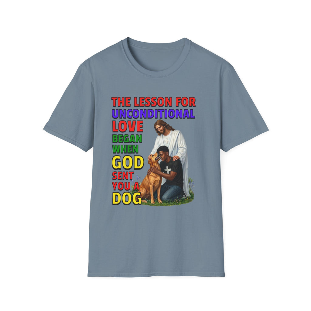God Sent You A Dog - Boys / Men - 2A. Inspirational - Dog Lovers T-shirt