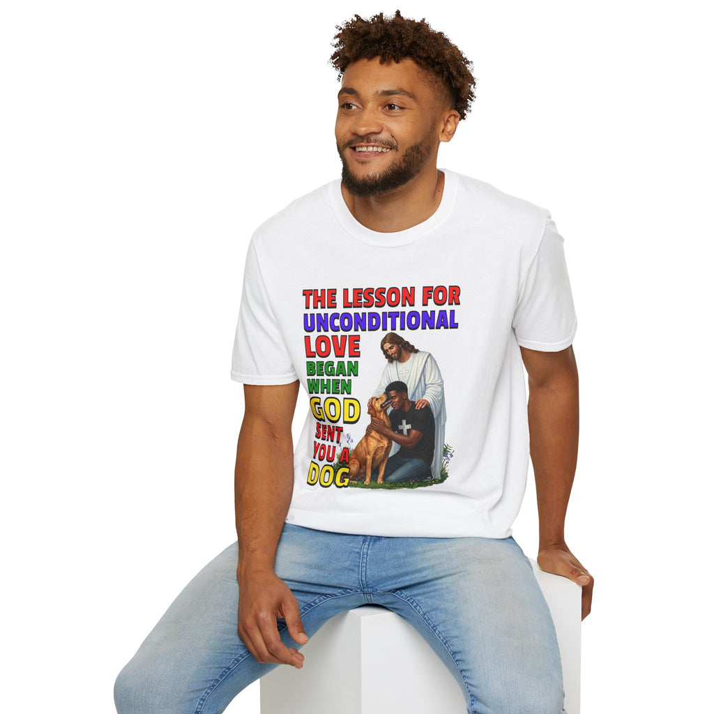 God Sent You A Dog - Boys / Men - 2A. Inspirational - Dog Lovers T-shirt