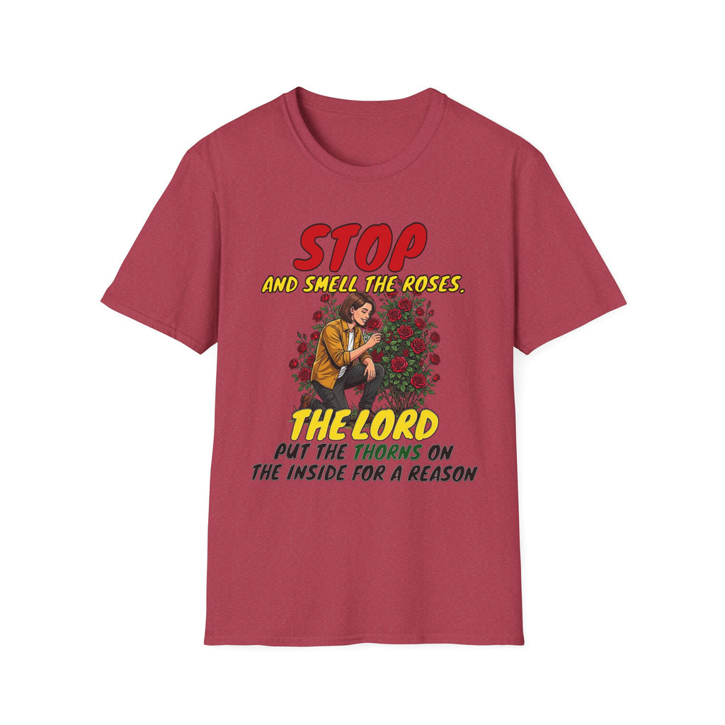 "Stop and Smell the Roses" - Faith Based Christian Inspirational Tee - Girls / Women 2A